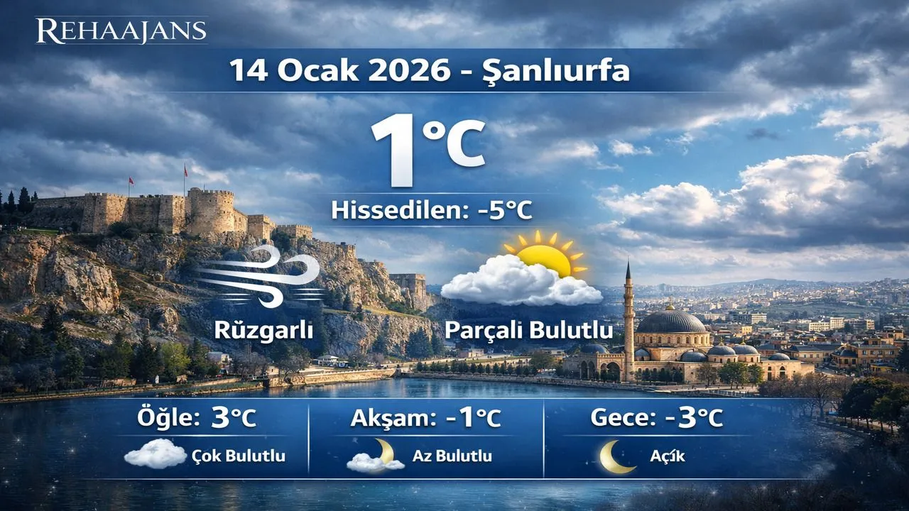 Şanlıurfa’da Soğuk Hava Etkisini Sürdürüyor